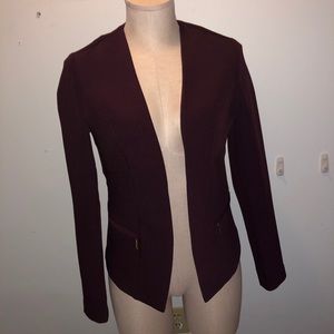 Burgundy blazer